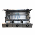 Vehicle Utility Flat Alloy Tool Box 3 Drawers